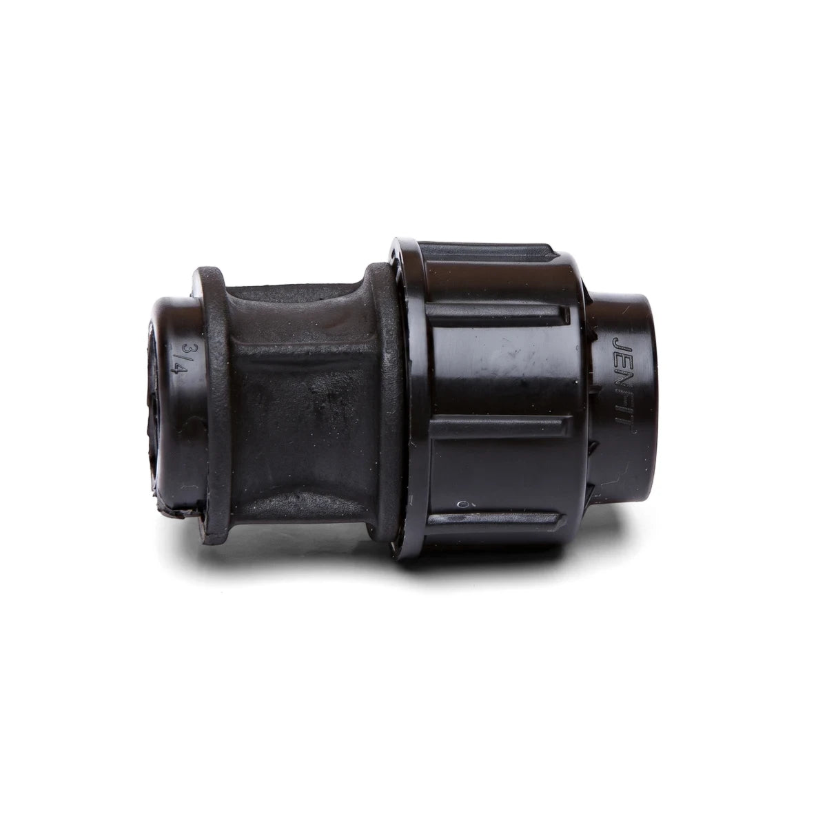 Black Jenfit Female Adapter, 50mm x 2 inches, a plastic pipe fitting for connecting plumbing components.