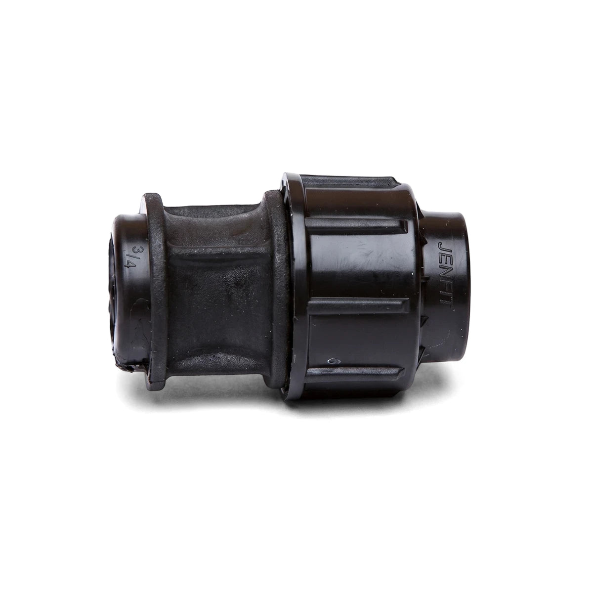 Black plastic Jenfit Female Adapter, 32mm x 1 inch, a plumbing fitting for connecting pipes.