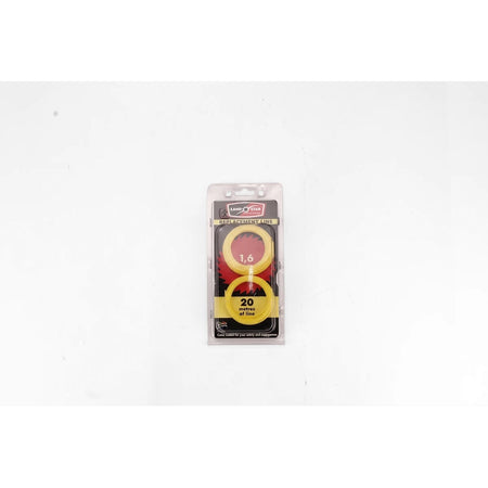 Landy Star Trimmer Line Double Coil Pre-Pack, 1.6mm yellow line in clear retail packaging.