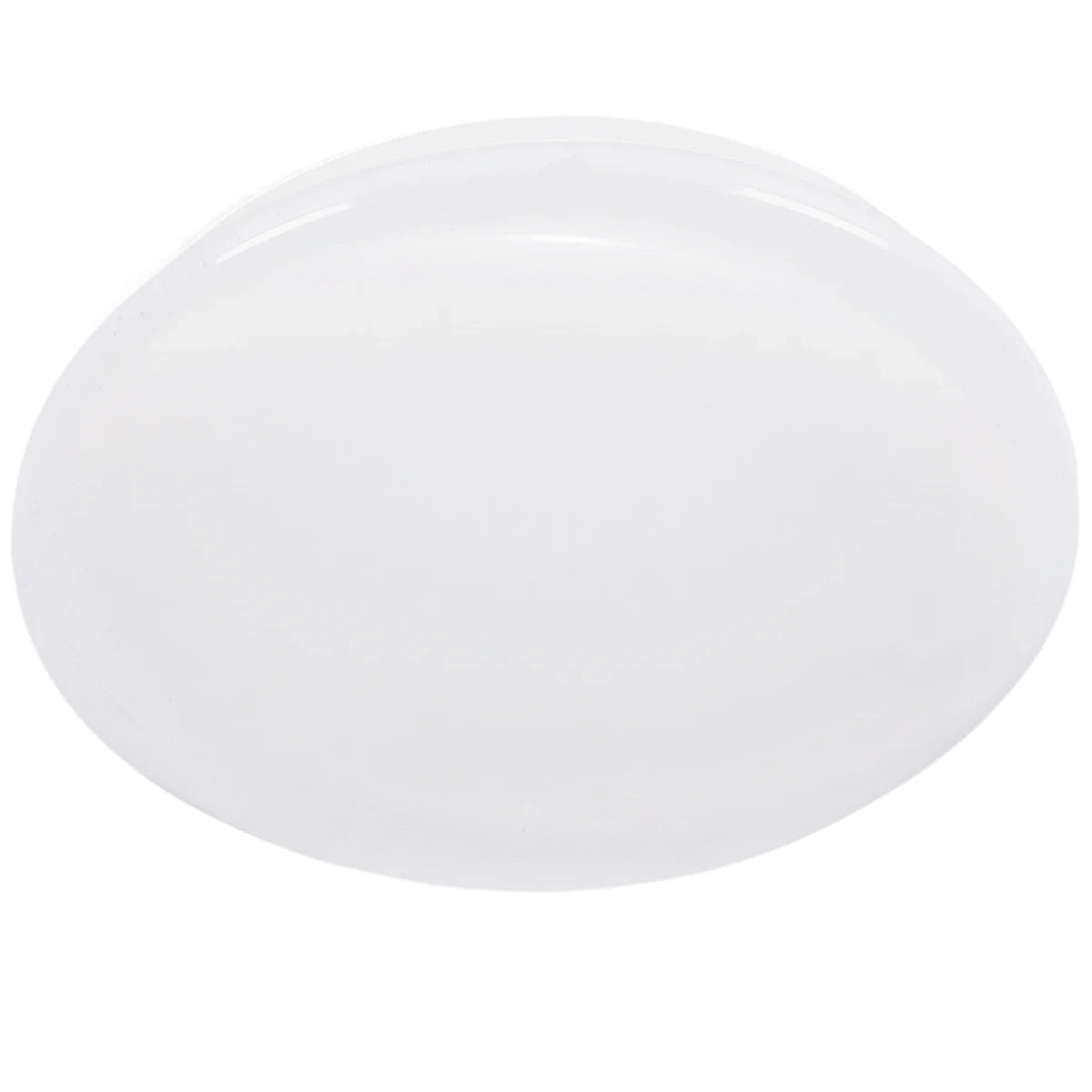White oval LED ceiling light fitting E27 60W, 240mm diameter, for interior illumination.