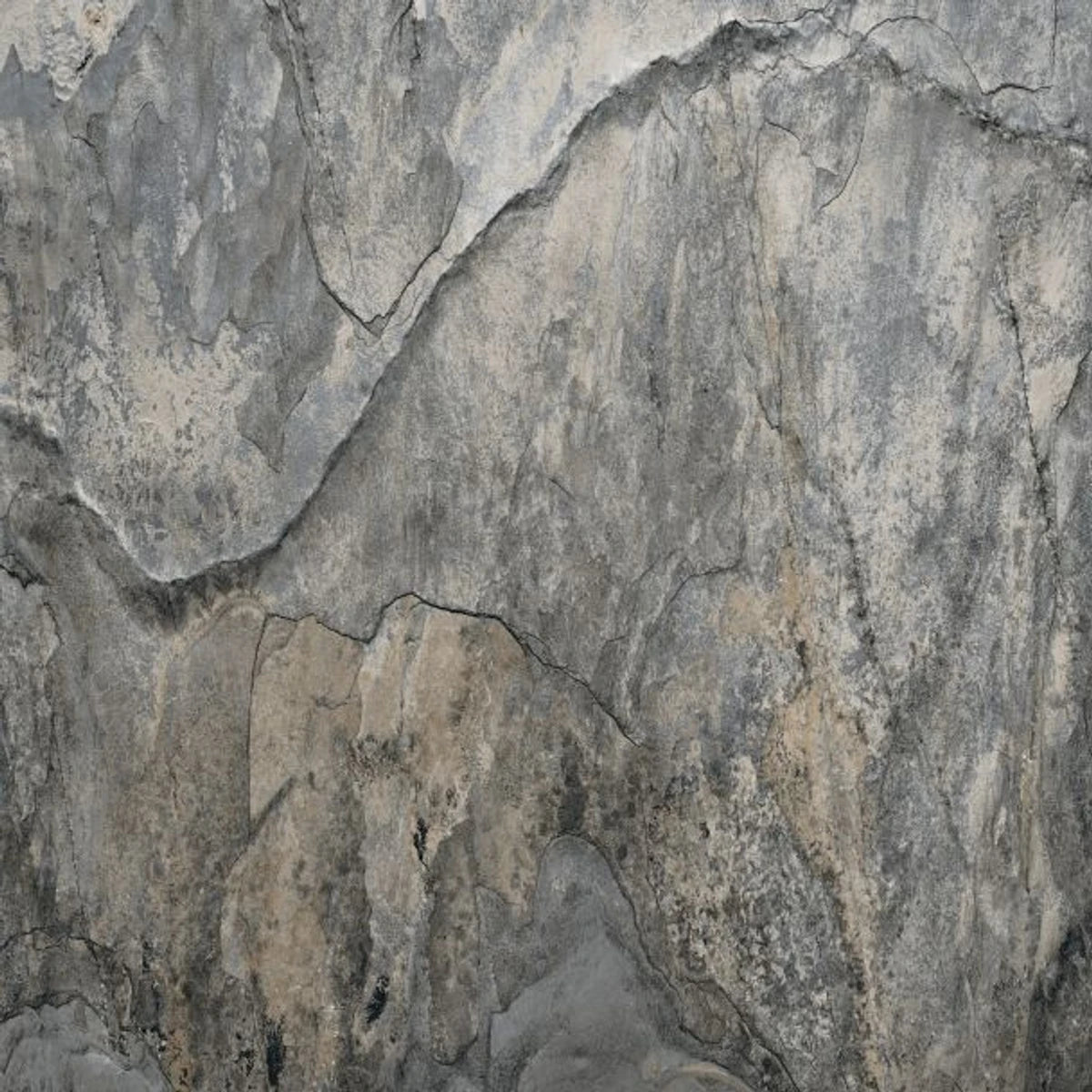 Lekwa Grey 40x40cm tiles with natural stone look in grey and taupe tones, showing textured surface detail.