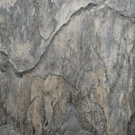 Lekwa Grey 40x40cm tiles with natural stone look in grey and taupe tones, showing textured surface detail.