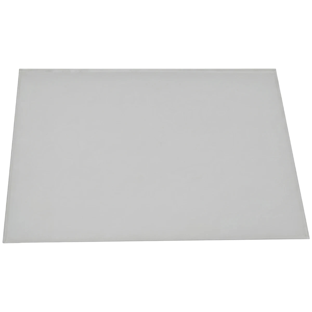 Light grey rectangular Lens Solar Large Outer Welding Helmet Lense viewed from the top.