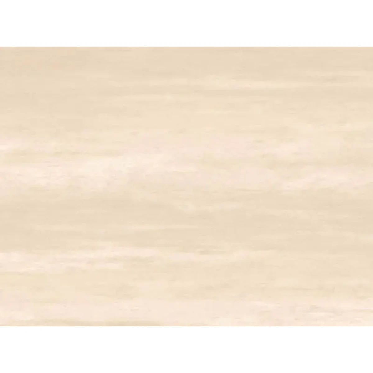 Close-up of a Nirvana 49x49cm ceramic tile, featuring a subtle light beige, cream, or off-white textured surface with