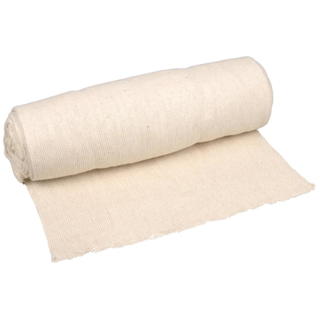 An off-white woven cloth mutton roll, weighing 400G, shown diagonally on a plain white background, highlighting its texture.