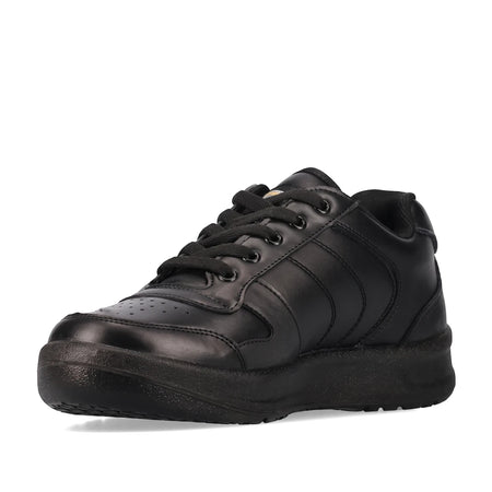 Black Rebel Workpro non-safety toe shoe for men, a durable and comfortable athletic-style shoe, shown from a side angle.