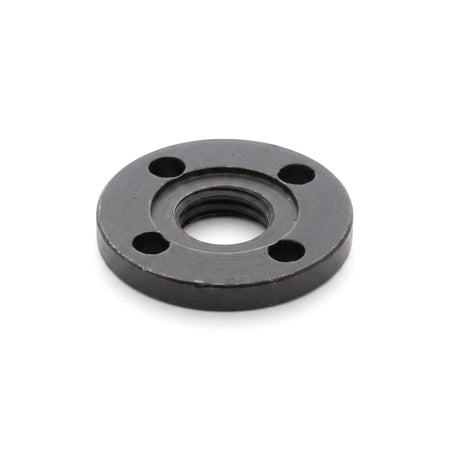 Dark gray metallic replacement clamp nut for Hg710 and Hg910, featuring a threaded center and four mounting holes.