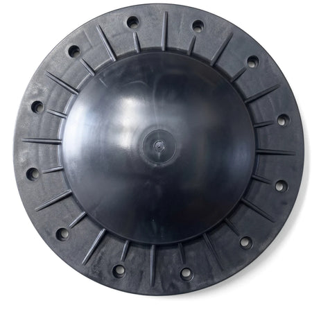Dark gray Replacement Filter Lid O-Ring for Swimquip 610, circular with a central dome and segmented outer ring.