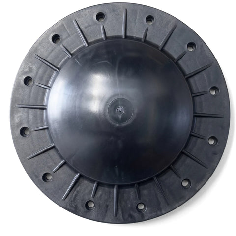 Dark gray Replacement Filter Lid O-Ring for Swimquip 610, circular with a central dome and segmented outer ring.