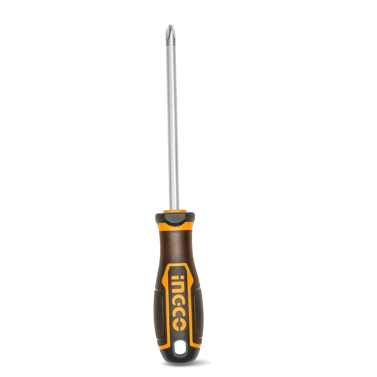 S2 Magnetic Phillips Screwdriver Ph1 x 100mm with an orange and black handle, shown upright.
