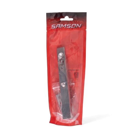 Samson Bolt Security 150mm Sn Bolts in clear and red plastic packaging, showcasing the silver bolt inside.
