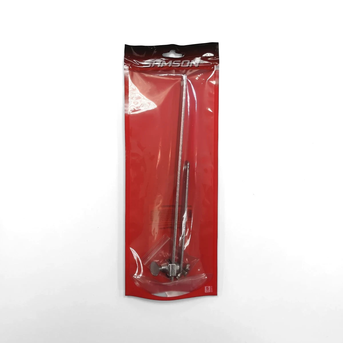 Samson Stay Sliding H/F 270mm Cp with screw locks and latches, packaged in clear red plastic.