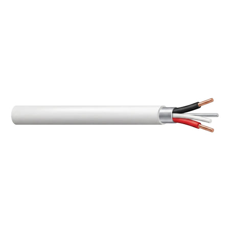 Surfix Round Norsk 4mm X3 + E electrical cable, white outer jacket, partially stripped to reveal colored and bare wires.