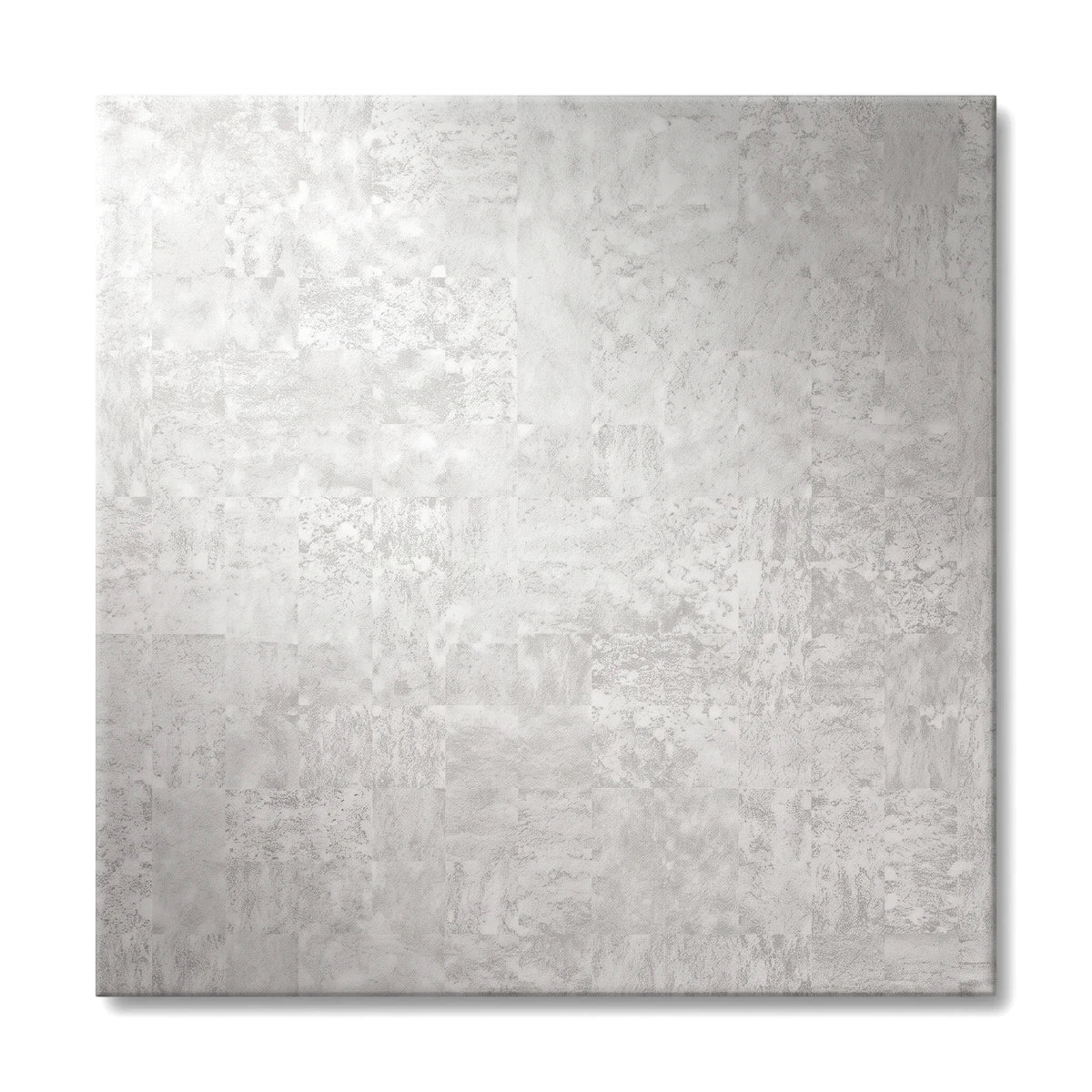 Terreno White 50x50cm tiles with a subtle textured light gray surface, suitable for flooring or wall applications.