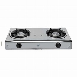 CADAC 2 Plate Gas Stove - Stainless Steel