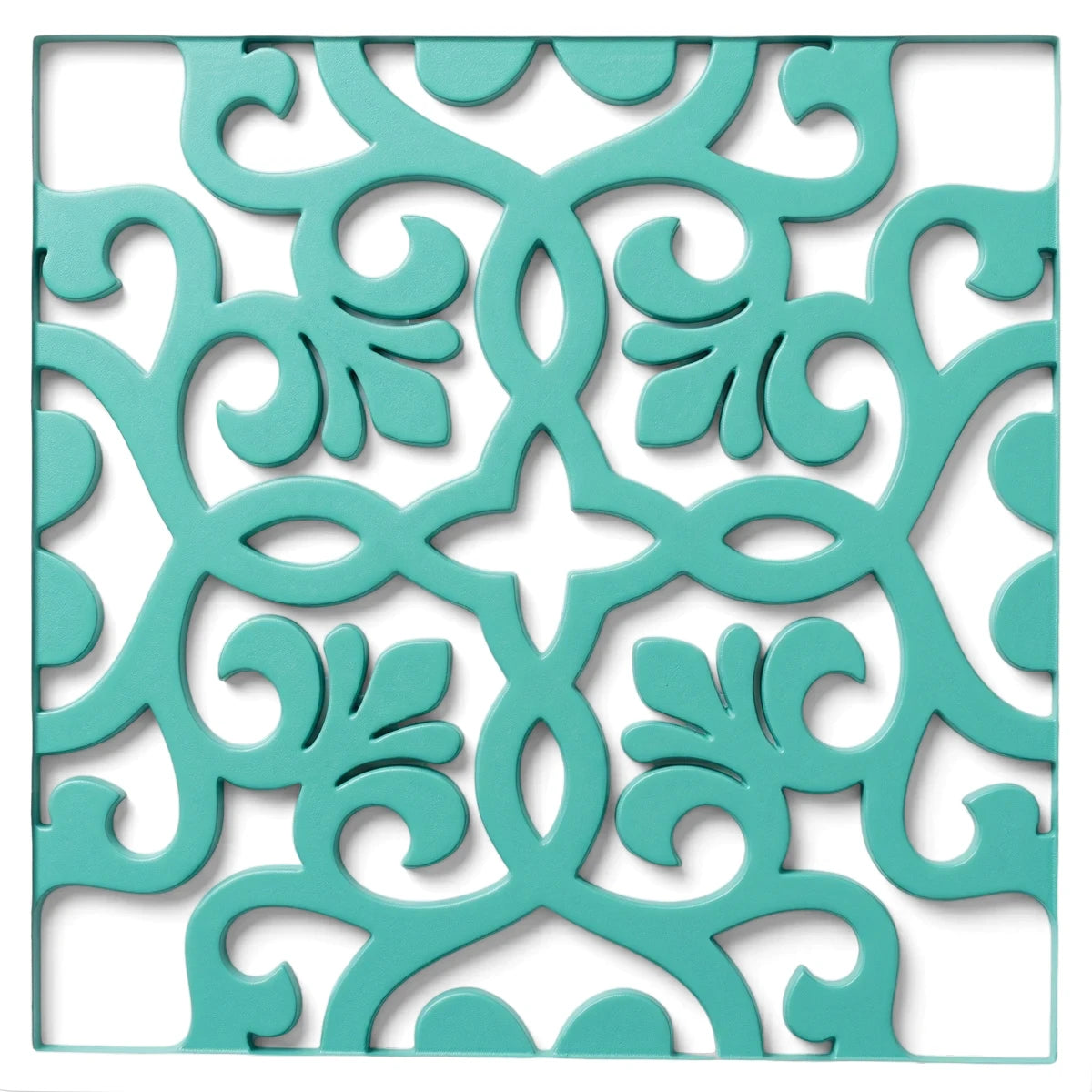 Tjhoko Stenc Mc011-15*15cm paint stencil with intricate teal decorative pattern for crafts and home decor