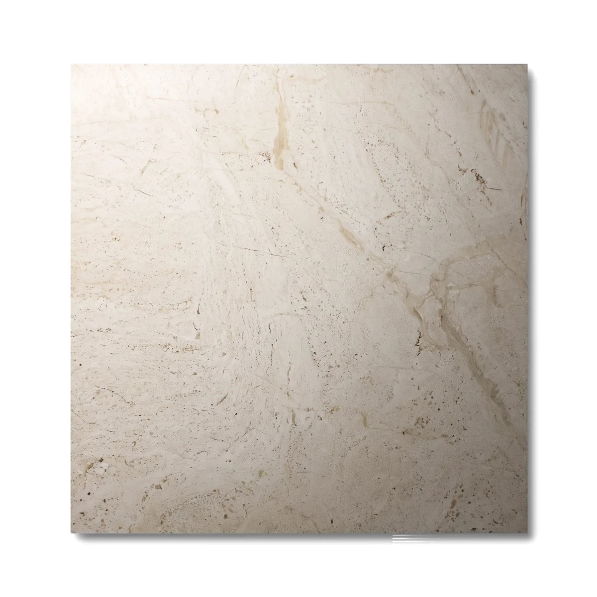 Square Venice Cream 60x60 tile, showing a natural light cream and beige stone texture with subtle grey and brown veining,