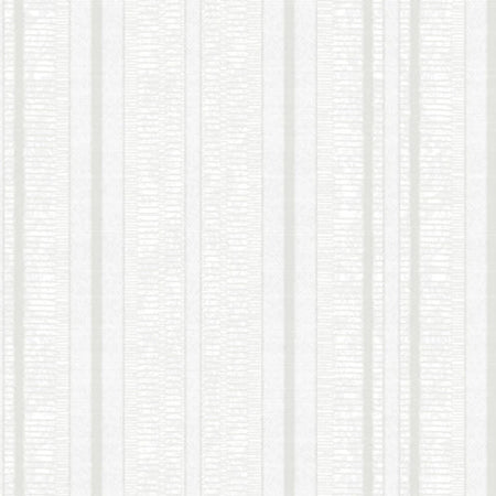 Light grey and white Octagon wallpaper with subtle vertical stripes and alternating textures, a 10-meter roll for interior