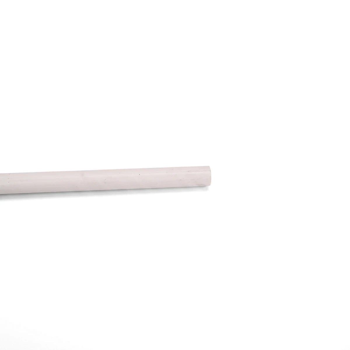 White 20mm PVC electrical conduit pipe, 4 meters long, SABS certified for wiring protection.