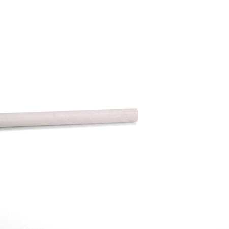 White 20mm PVC electrical conduit pipe, 4 meters long, SABS certified for wiring protection.