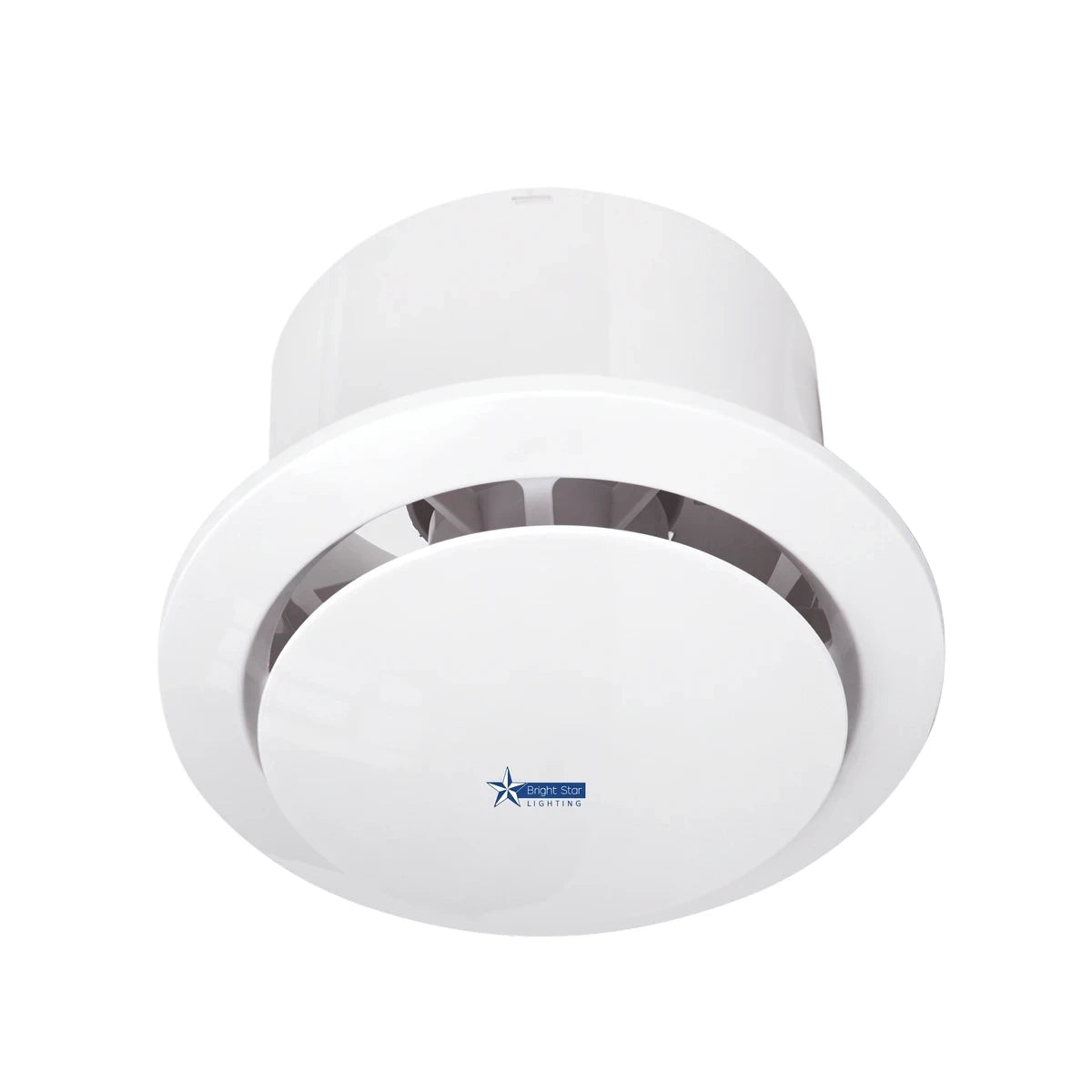 White 4-inch (100mm) circular bathroom extractor fan with a 15W motor, shown from a slightly angled view.