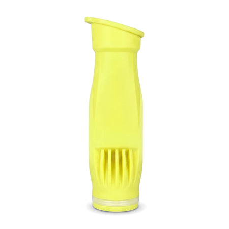 Yellow Zodiac Long Life Angled Diaphragm for pool cleaners, shown vertically with a distinctive angled top.