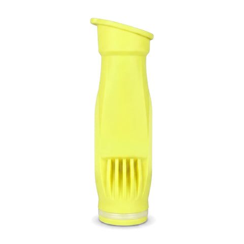Yellow Zodiac Long Life Angled Diaphragm for pool cleaners, shown vertically with a distinctive angled top.