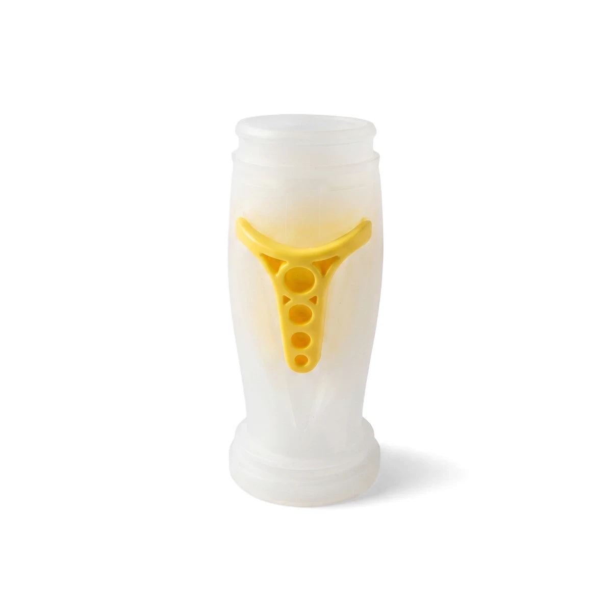 White plastic Zodiac Replacement Diaphragm T-Bar for B3, G5, X7 pool cleaners, featuring a yellow five-hole insert, viewed