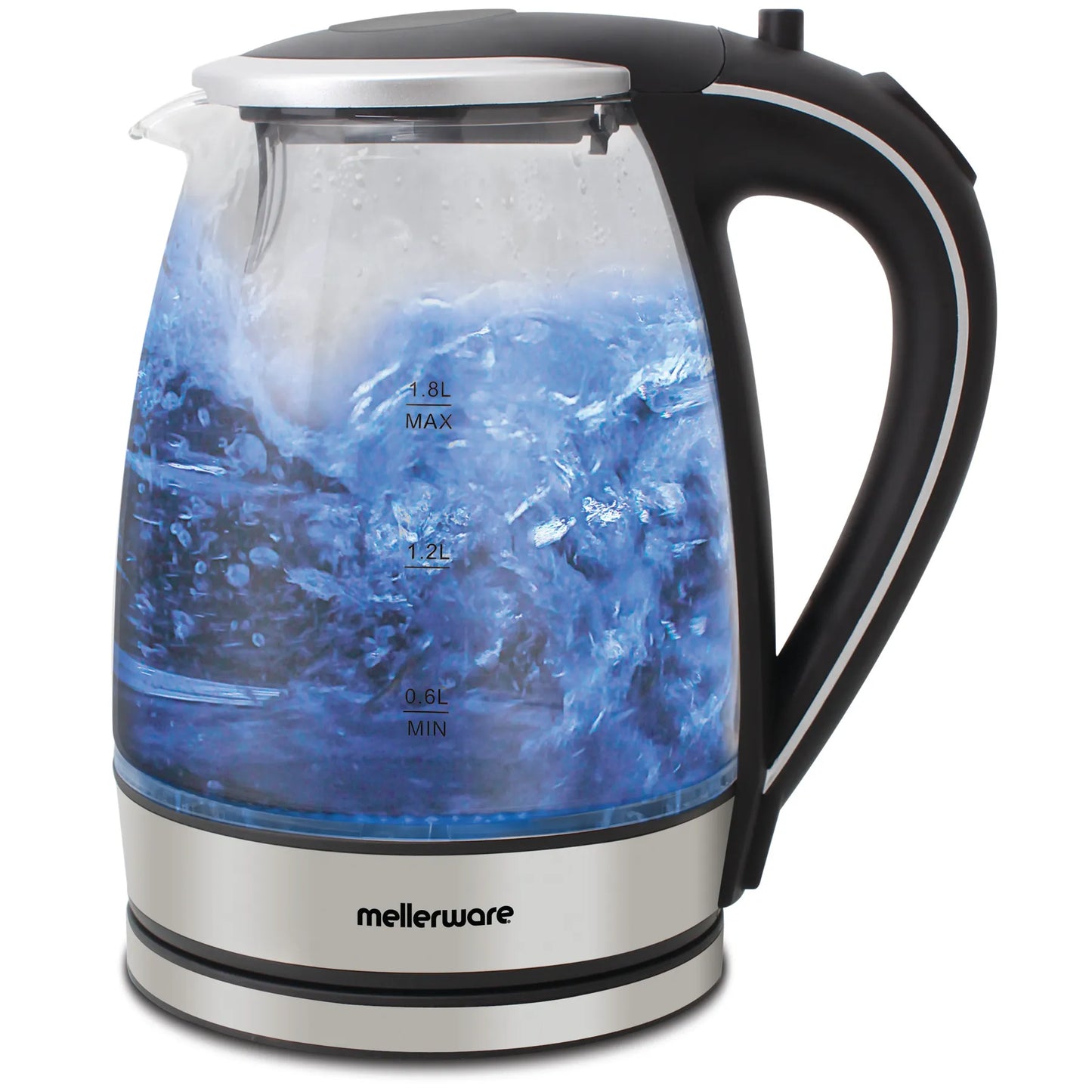 Mellerware Kettle 360 Degree Cordless Plastic Black