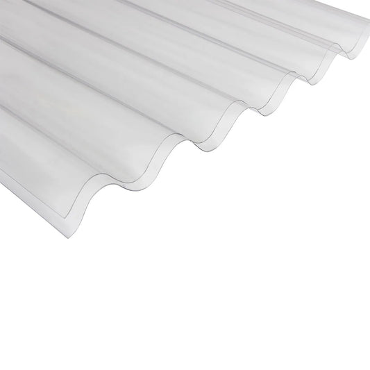 Polycarb Corrugated Clear c/w 762