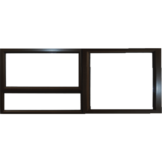 Aluminium Top Hung Window Bronze Econo PT129(1200X900) - Al's Hardware
