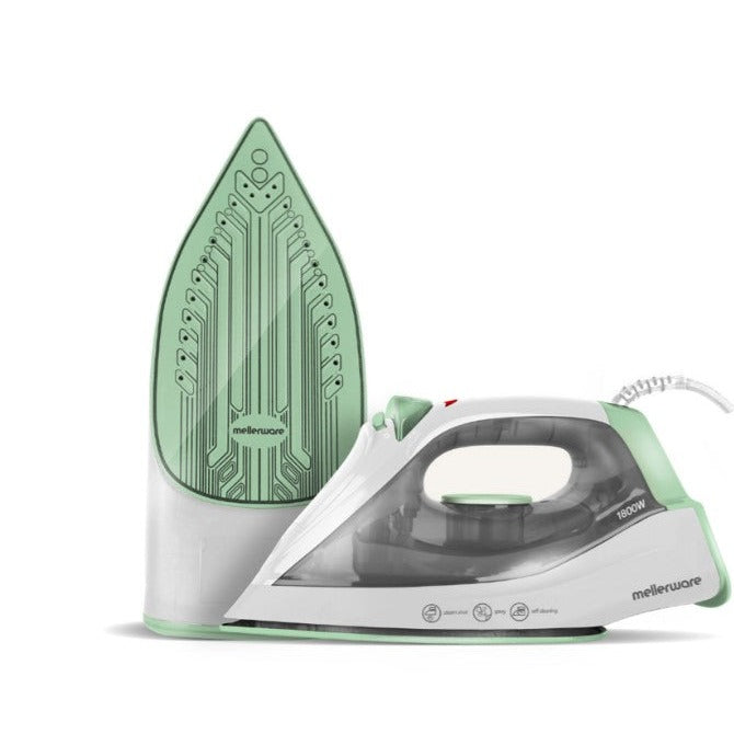 mellerware iron steam / dry / spray ceramic 1800w