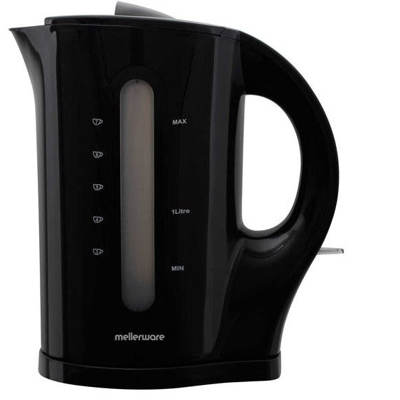 Mellerware Kettle Cordless Plastic Black 1.7L 2200W "Tugela"