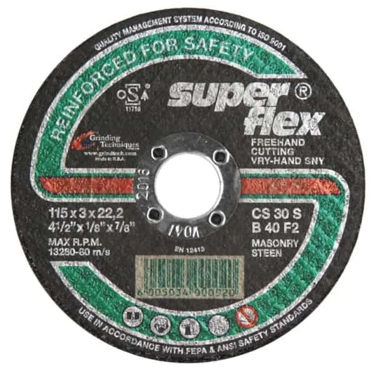 Grinding Techniques Super flex stone Cutting disc