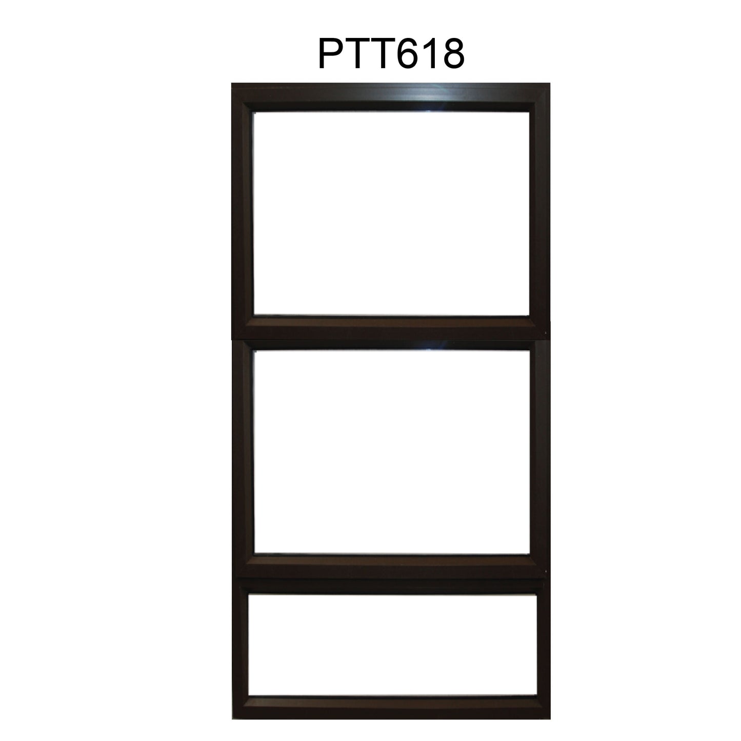 Valuwin Aluminium WIndow PTT618 (600X1800) DOUBLE OPENER