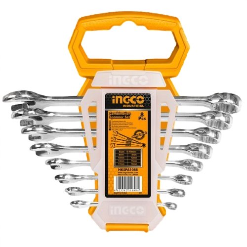 Ingco Offset Ring Spanner Set 6-22mm - Al's Hardware