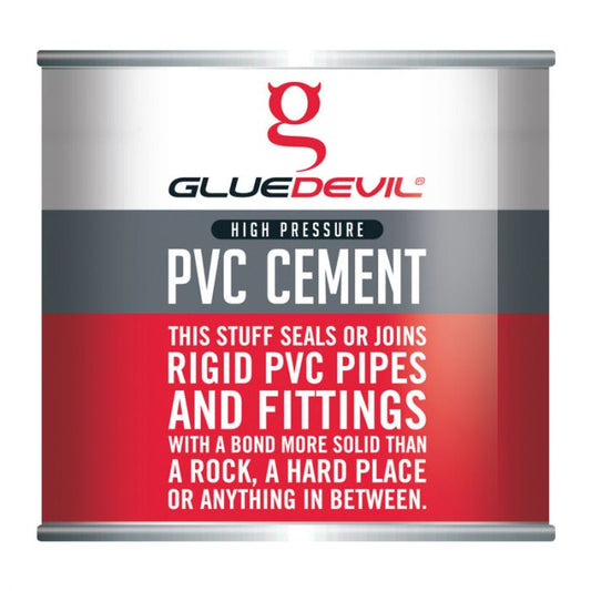Glue Devil PVC Cement PVC Weld + BRUSH
