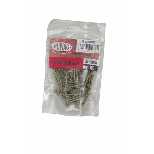 Ruwag 3.5x20mm Clipboard Screws (100) - Al's Hardware