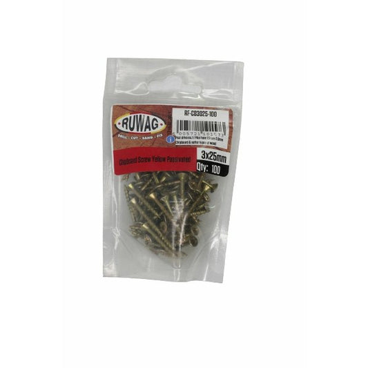 Ruwag 3x25mm Clipboard Screws - Al's Hardware