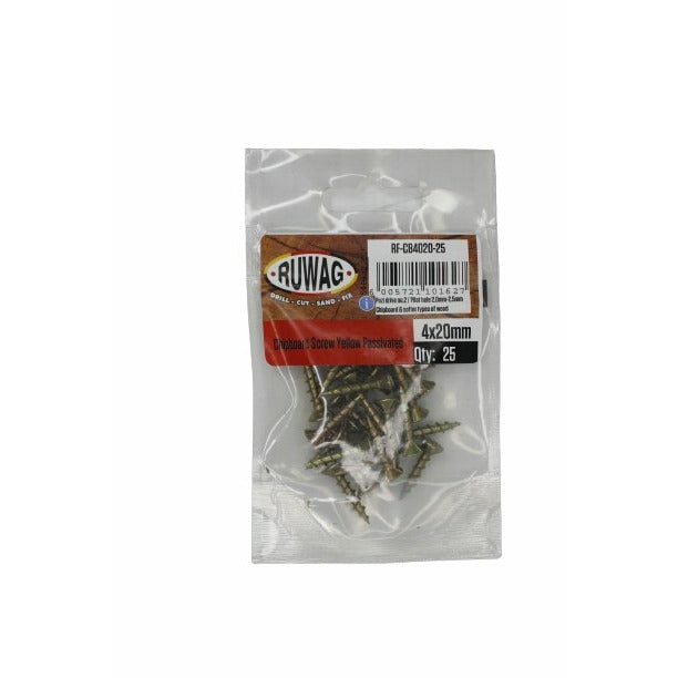 Ruwag 4x20mm Clipboard Screws - Al's Hardware