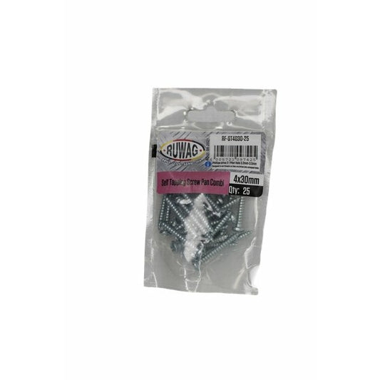 Ruwag 4x30mm Self tapping Screw (10) - Al's Hardware