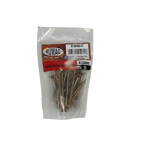 Ruwag 4x50mm Clipboard Screws (100) - Al's Hardware