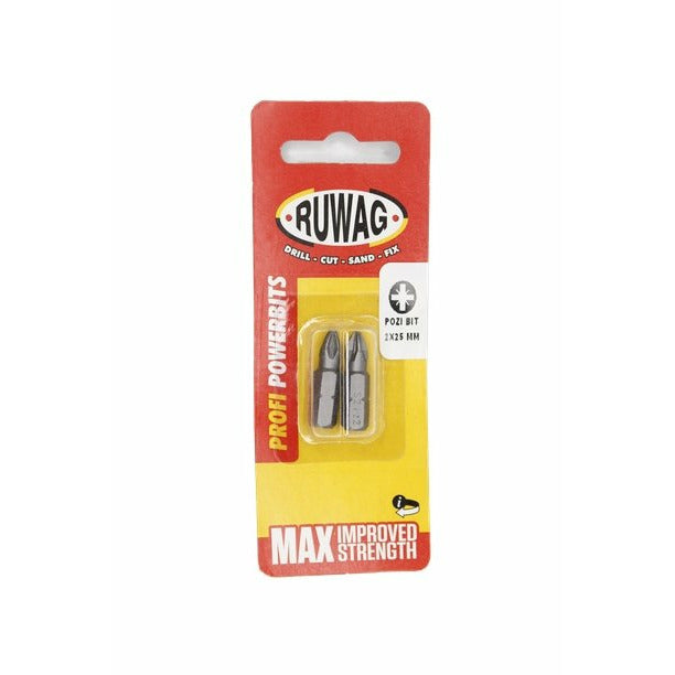 Ruwag Pozi bit 2x25mm - Al's Hardware