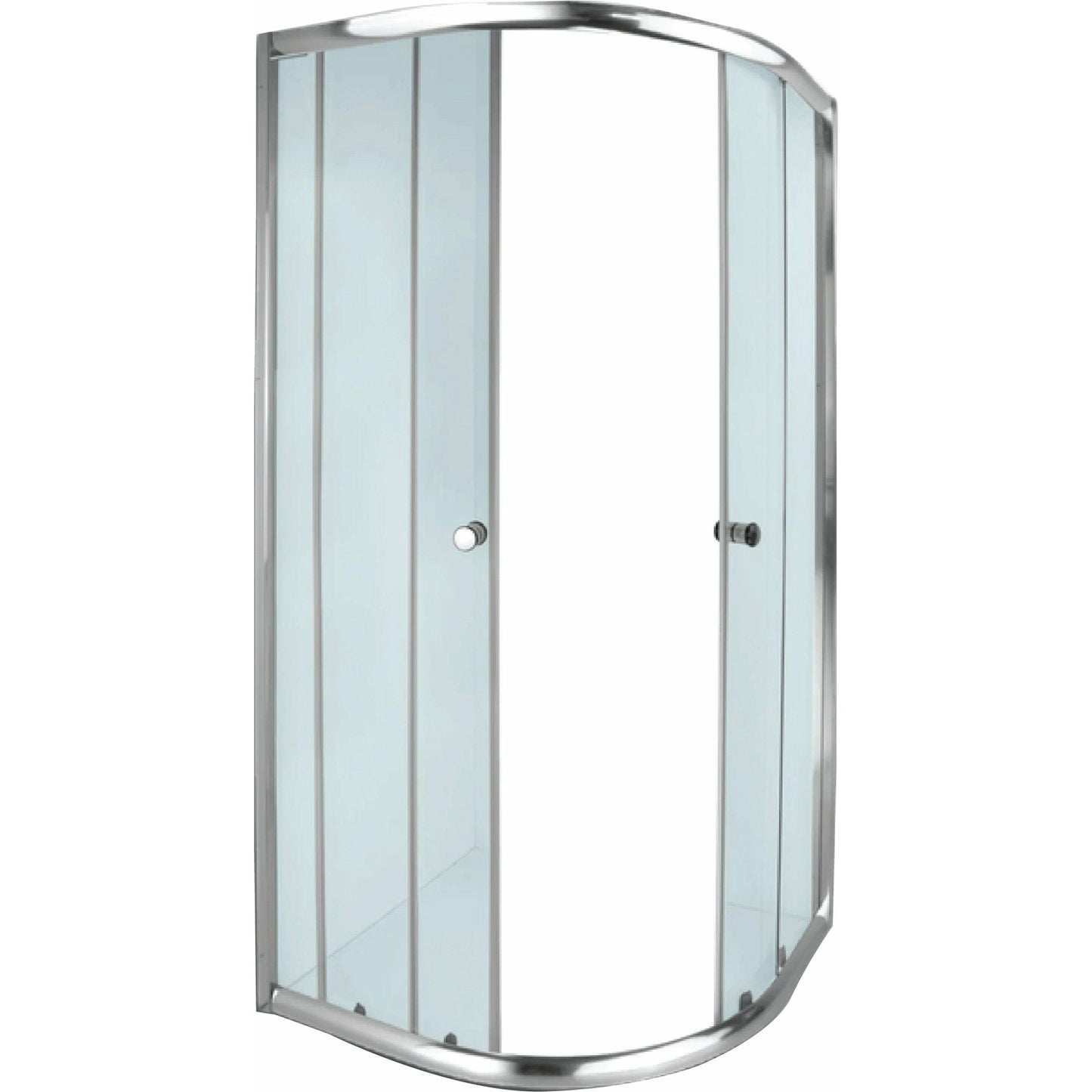 Shower Door Aquila Bright Chrome Rounded - Al's Hardware